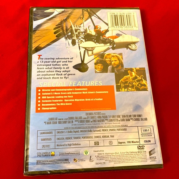 🆕 ONLY ONE! Fly Away Home DVD (Special Edition/Widescreen) - Picture 2 of 3